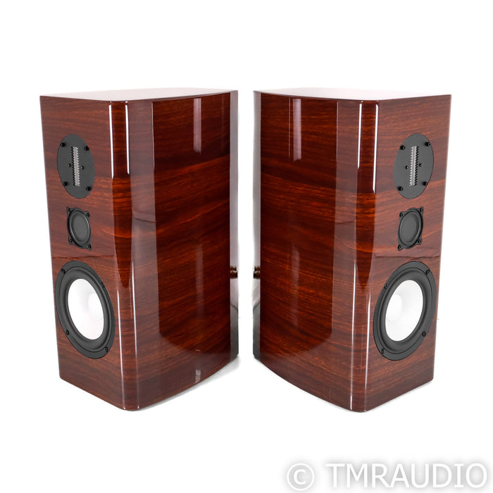 Philharmonic Audio BMR Monitor Bookshelf Speakers; Rosewood Pair