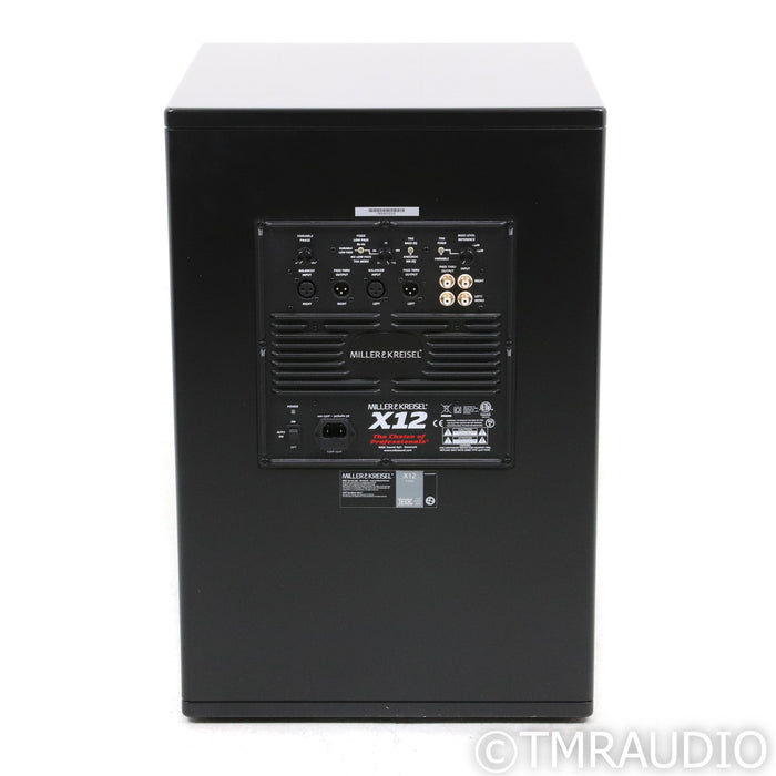 Miller & Kreisel X12 12" Powered Subwoofer; Black Satin