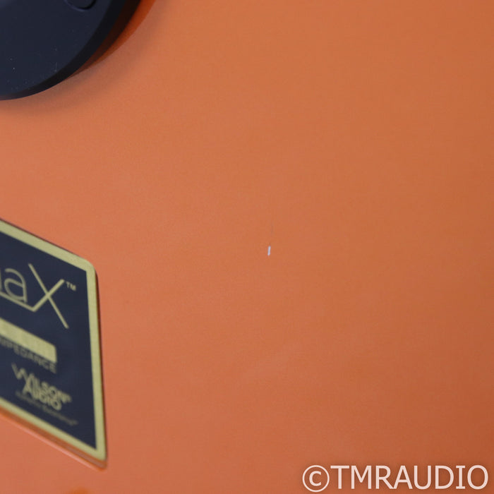 Wilson Sabrina X Floorstanding Speakers; Pair w/ Upgraded Bergamot Orange Finish