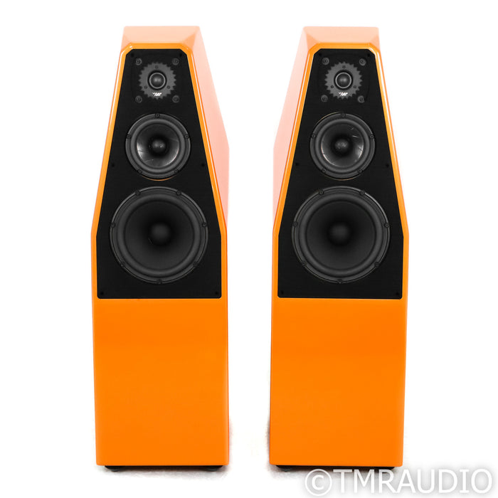 Wilson Sabrina X Floorstanding Speakers; Pair w/ Upgraded Bergamot Orange Finish