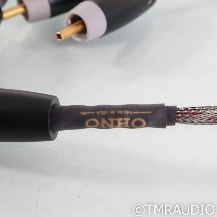 Audience OHNO RCA Cables; 1m Pair Interconnects