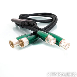 AudioQuest Earth XLR Cables; 1.5m Pair Balanced Interconnects; 72v DBS
