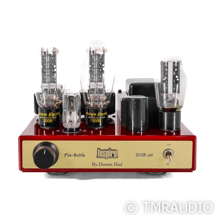 Dennis Had Inspire Fire-Bottle 300B Stereo Tube Power Amplifier; Cherry