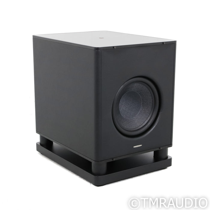 Sonus Faber Gravis VI 12" Powered Subwoofer; Red Violin Wood & Black Leather