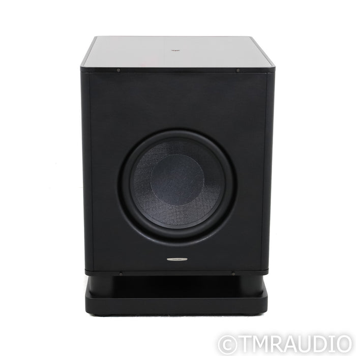 Sonus Faber Gravis VI 12" Powered Subwoofer; Red Violin Wood & Black Leather