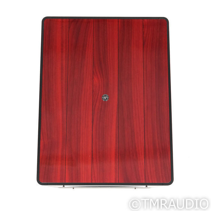 Sonus Faber Gravis VI 12" Powered Subwoofer; Red Violin Wood & Black Leather