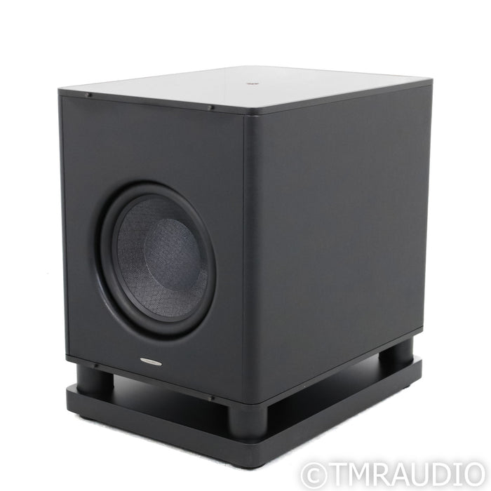 Sonus Faber Gravis VI 12" Powered Subwoofer; Red Violin Wood & Black Leather