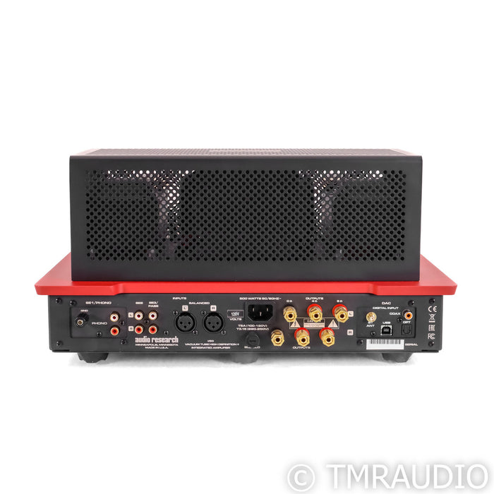 Audio Research I/50 Stereo Tube Integrated Amplifier; Red; DAC & Phono Upgrades