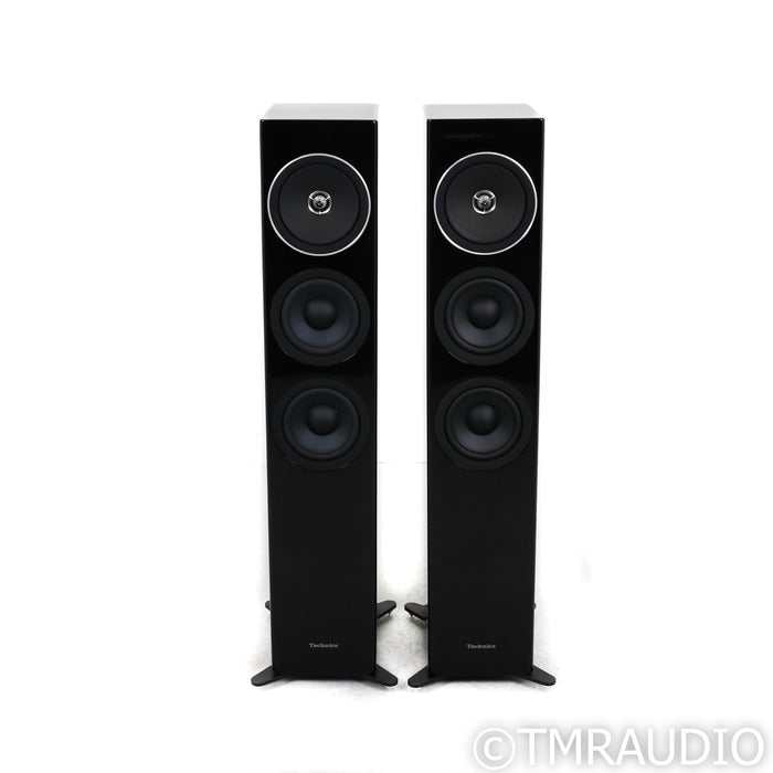Technics SB-G90M2 Floorstanding Speakers; Gloss Black Pair