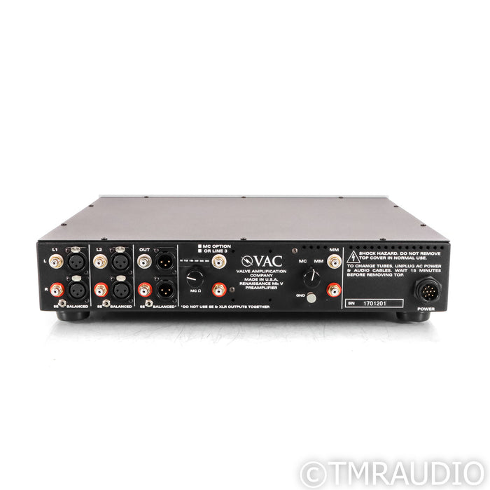 VAC Renaissance MKV Stereo Tube Preamplifier; MM & MC Phono