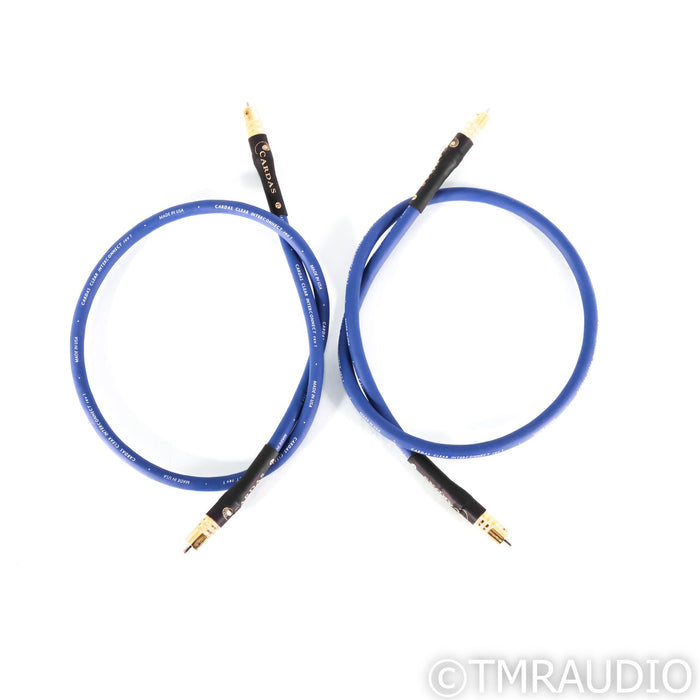 Cardas Audio Clear rev1 RCA Cables; 1m Pair Interconnects