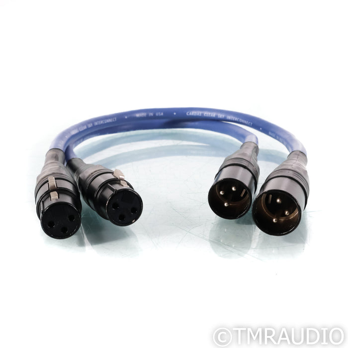 Cardas Audio Clear Sky XLR Cables; 0.5m Pair Balanced Interconnects