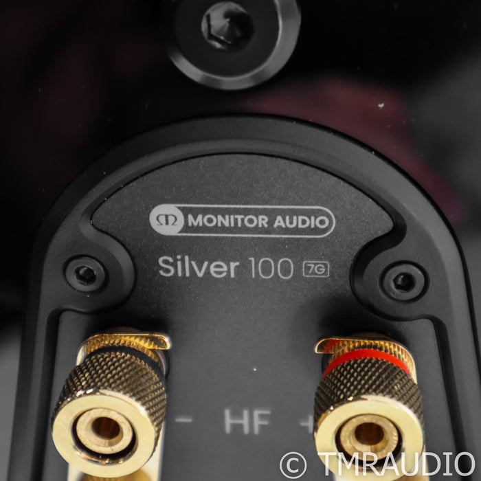 Monitor Audio Silver 100 7G Bookshelf Speakers; Gloss Black Pair