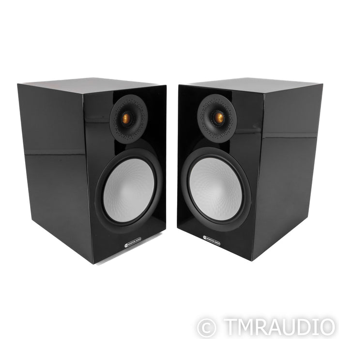 Monitor Audio Silver 100 7G Bookshelf Speakers; Gloss Black Pair