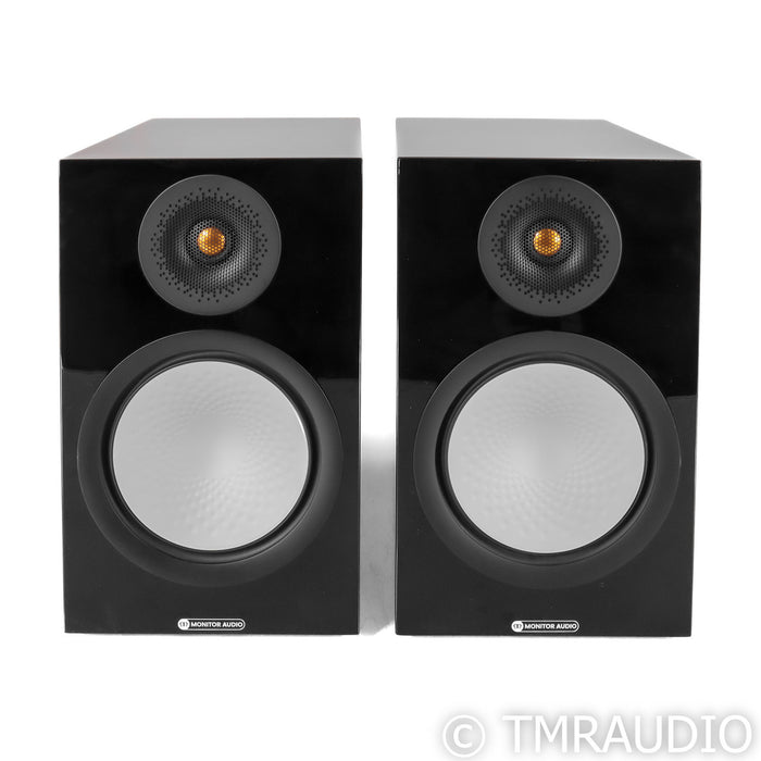 Monitor Audio Silver 100 7G Bookshelf Speakers; Gloss Black Pair