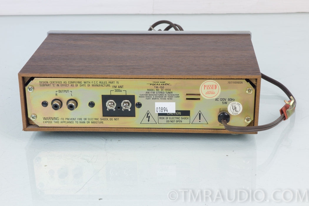 Realistic TM-150 AM / FM Tuner