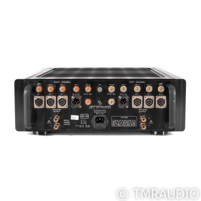 Jeff Rowland Design Concentra 1 Stereo Integrated Amplifier; MM & MC Phono