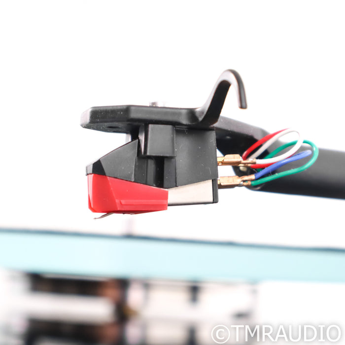 Rega Planar 2 Belt Drive Turntable; Black w/ AT-VM95ML MM & Groovetracer