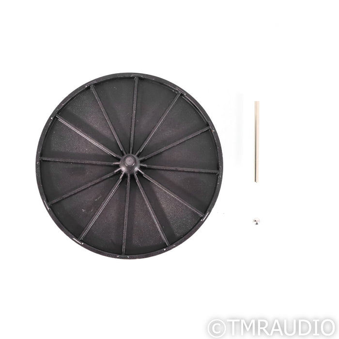 Rega Planar 2 Belt Drive Turntable; Black w/ AT-VM95ML MM & Groovetracer