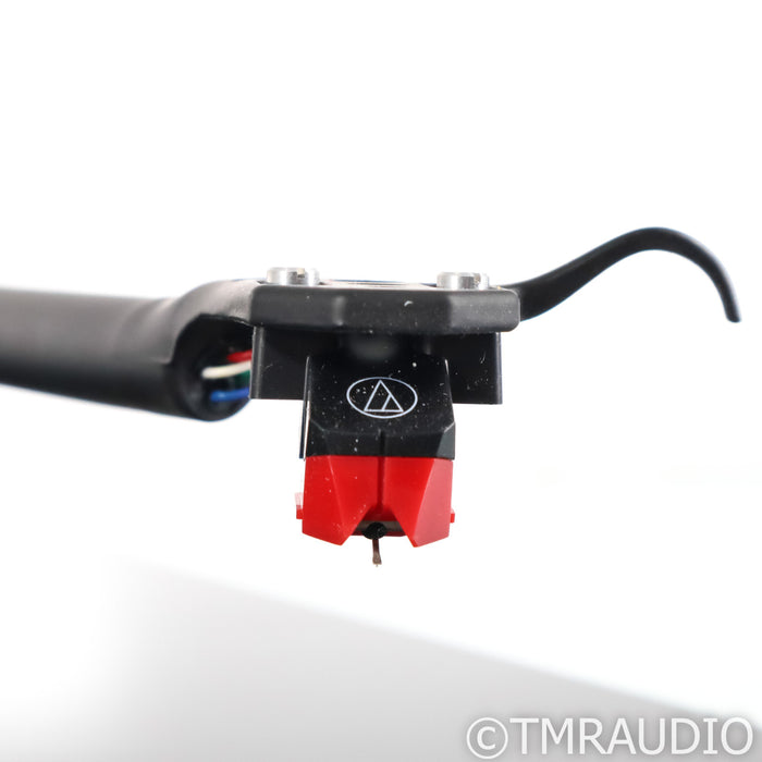 Rega Planar 2 Belt Drive Turntable; Black w/ AT-VM95ML MM & Groovetracer