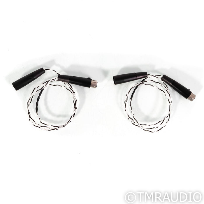 Kimber Kable Silver Streak XLR Cables; 1m Pair Balanced Interconnects