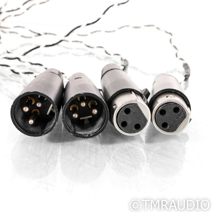 Kimber Kable Silver Streak XLR Cables; 1m Pair Balanced Interconnects