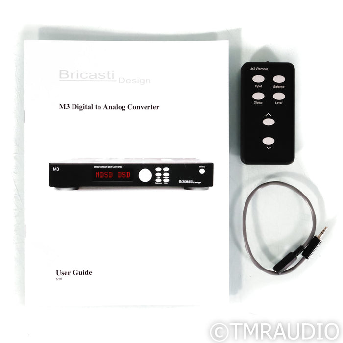 Bricasti Design M3 DAC; D/A Converter, w/ Network Player Upgrade & Remote