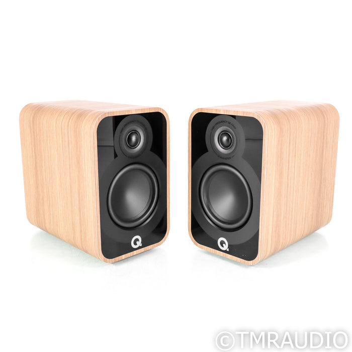 Q Acoustics 5020 Bookshelf Speakers; Holme Oak Pair (Open Box)