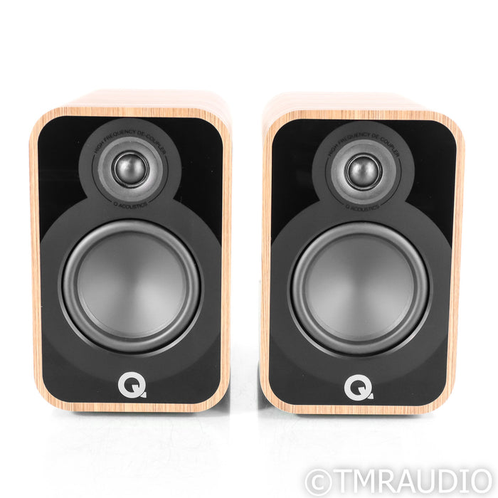 Q Acoustics 5020 Bookshelf Speakers; Holme Oak Pair (Open Box)