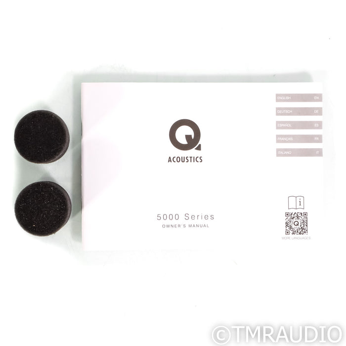 Q Acoustics 5020 Bookshelf Speakers; Holme Oak Pair (Open Box)