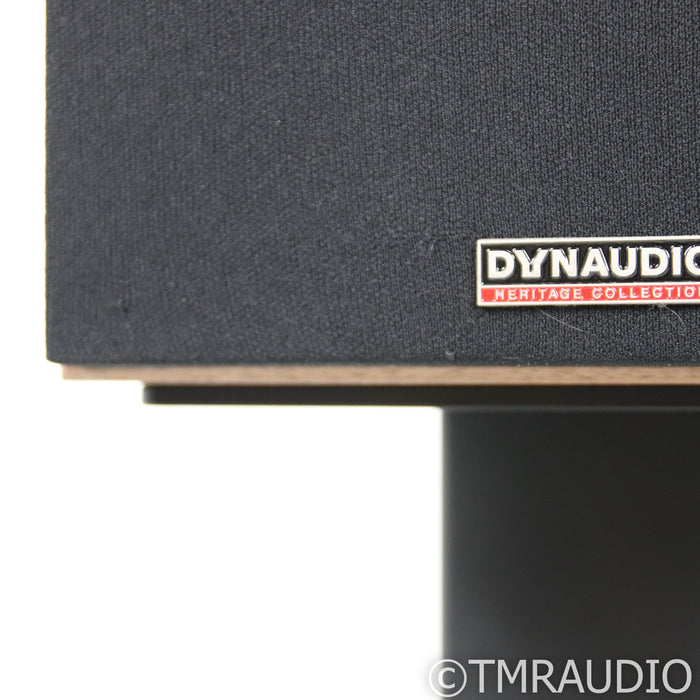 Dynaudio Heritage Special Bookshelf Speakers; Walnut Pair w/ Stands