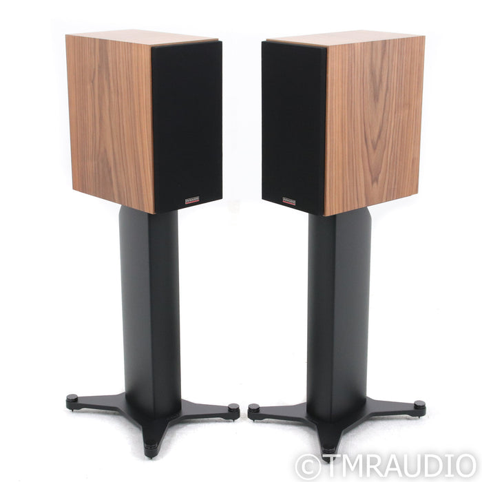 Dynaudio Heritage Special Bookshelf Speakers; Walnut Pair w/ Stands
