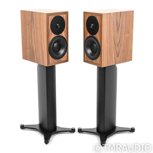 Dynaudio Heritage Special Bookshelf Speakers; Walnut Pair w/ Stands