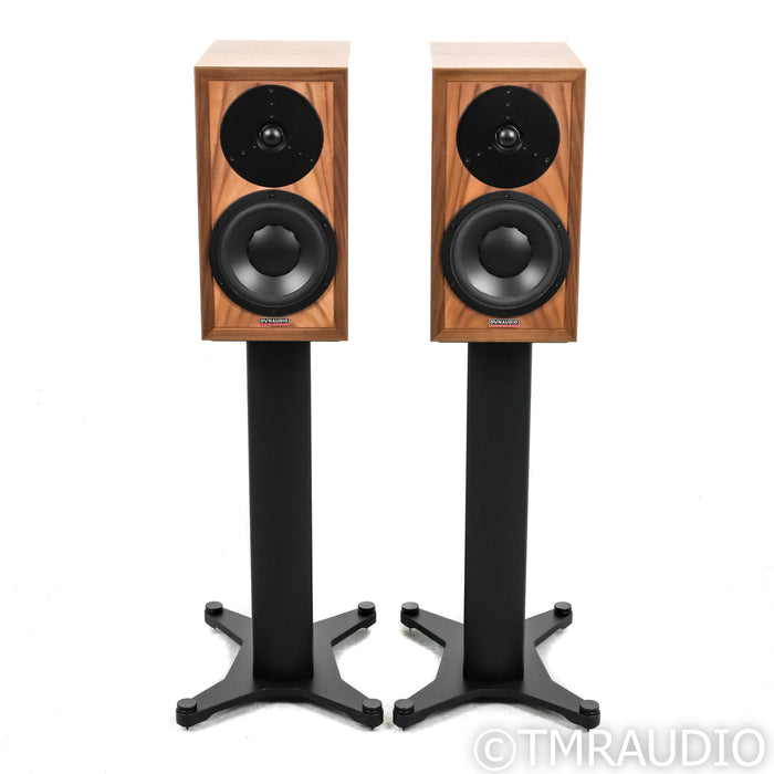 Dynaudio Heritage Special Bookshelf Speakers; Walnut Pair w/ Stands