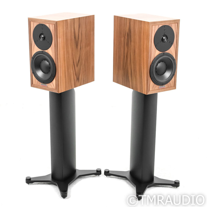 Dynaudio Heritage Special Bookshelf Speakers; Walnut Pair w/ Stands