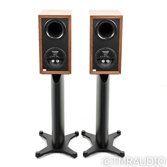 Dynaudio Heritage Special Bookshelf Speakers; Walnut Pair w/ Stands