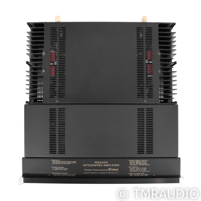 McIntosh MA5200 Stereo Integrated Amplifier; MM Phono