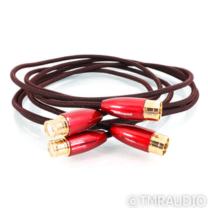AudioQuest Red River XLR Cables; 2m Pair Balanced Interconnects
