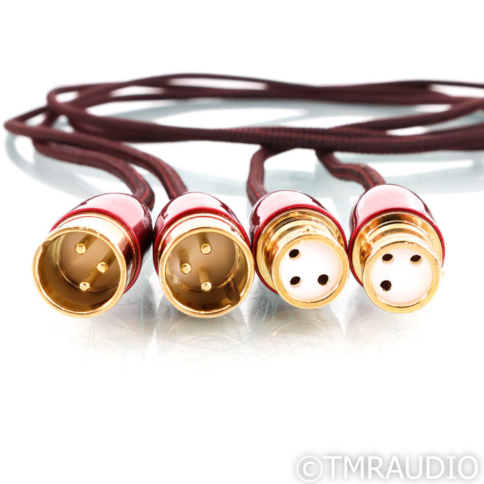 AudioQuest Red River XLR Cables; 2m Pair Balanced Interconnects