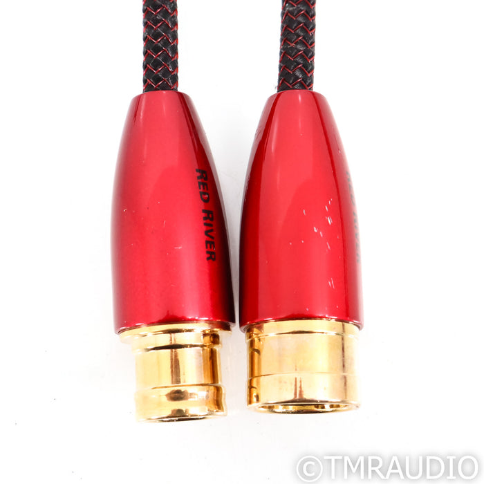 AudioQuest Red River XLR Cables; 2m Pair Balanced Interconnects