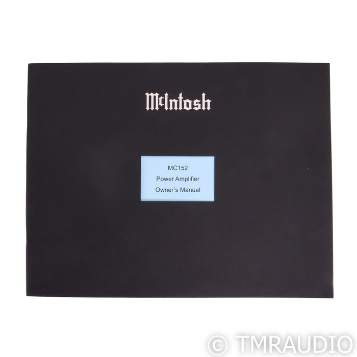 McIntosh MC152 Stereo Power Amplifier