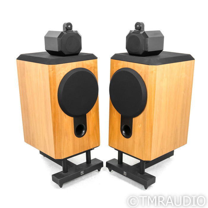 B&W 801 Series III Floorstanding Speakers; Walnut Pair w/ Sound Anchor Stands