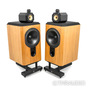 B&W 801 Series III Floorstanding Speakers; Walnut Pair w/ Sound Anchor Stands