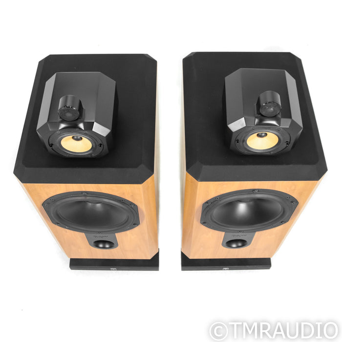 B&W 801 Series III Floorstanding Speakers; Walnut Pair w/ Sound Anchor Stands