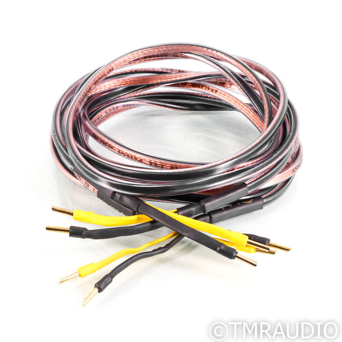 Analysis Plus Black Oval 12 Speaker Cables; 12ft Pair
