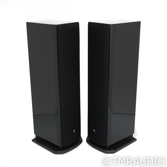 Focal Aria Evo X No. 4 Floorstanding Speakers; Black High Gloss Pair (Used)