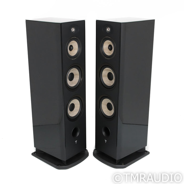 Focal Aria Evo X No. 4 Floorstanding Speakers; Black High Gloss Pair (Used)