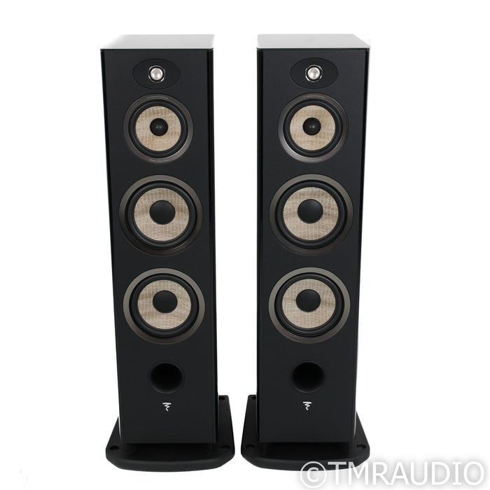 Focal Aria Evo X No. 4 Floorstanding Speakers; Black High Gloss Pair (Used)