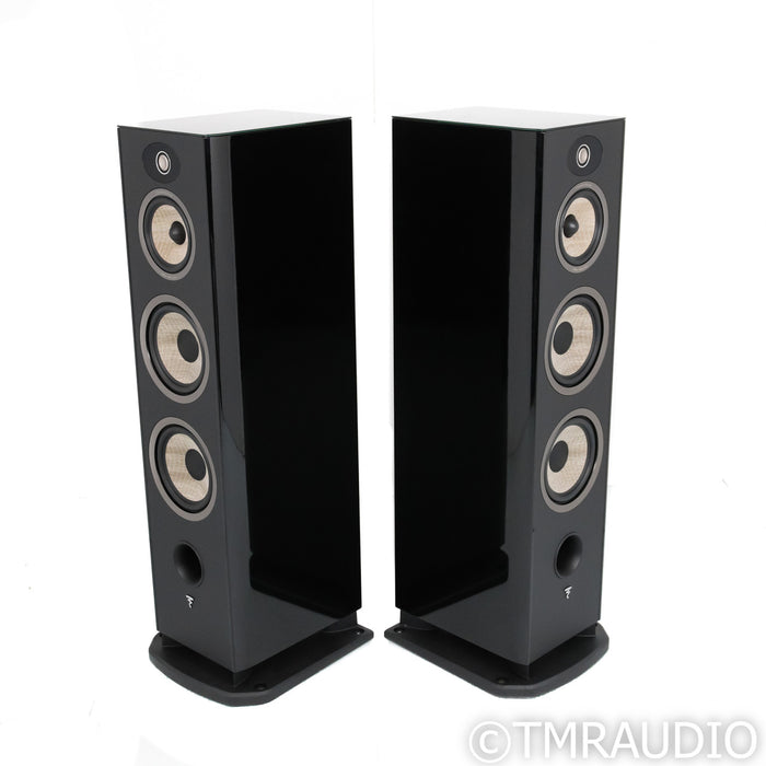 Focal Aria Evo X No. 4 Floorstanding Speakers; Black High Gloss Pair (Used)
