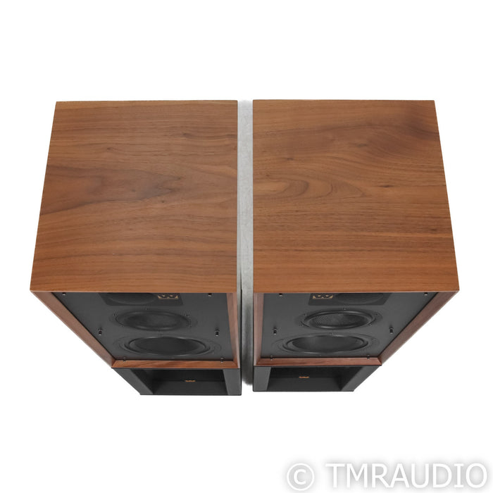 Wharfedale Linton 85th Anniversary Bookshelf Speakers; Walnut Pair w/ Stands